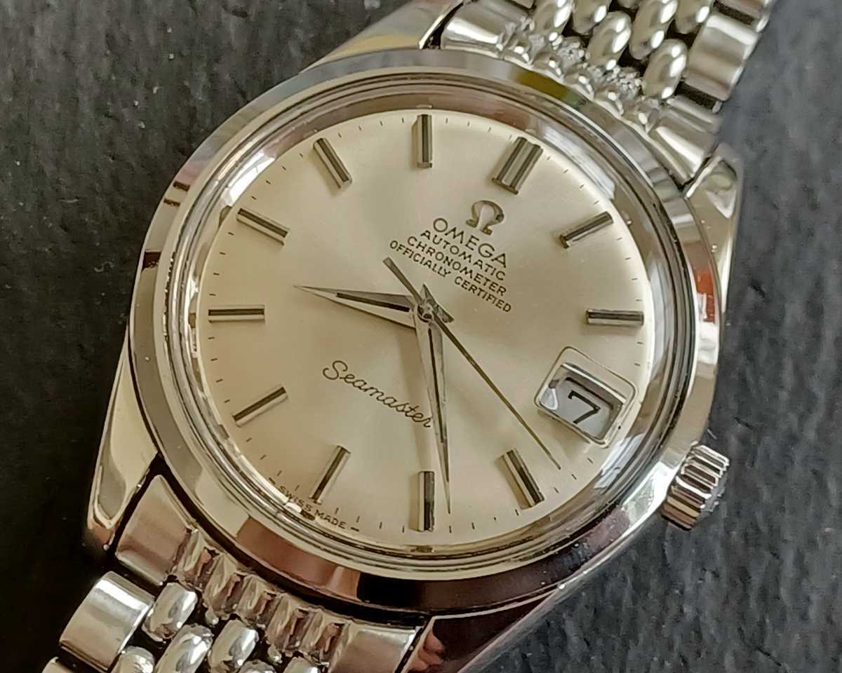 1円～【OH済】オメガ Omega シーマスター Seamaster クロノメーター 