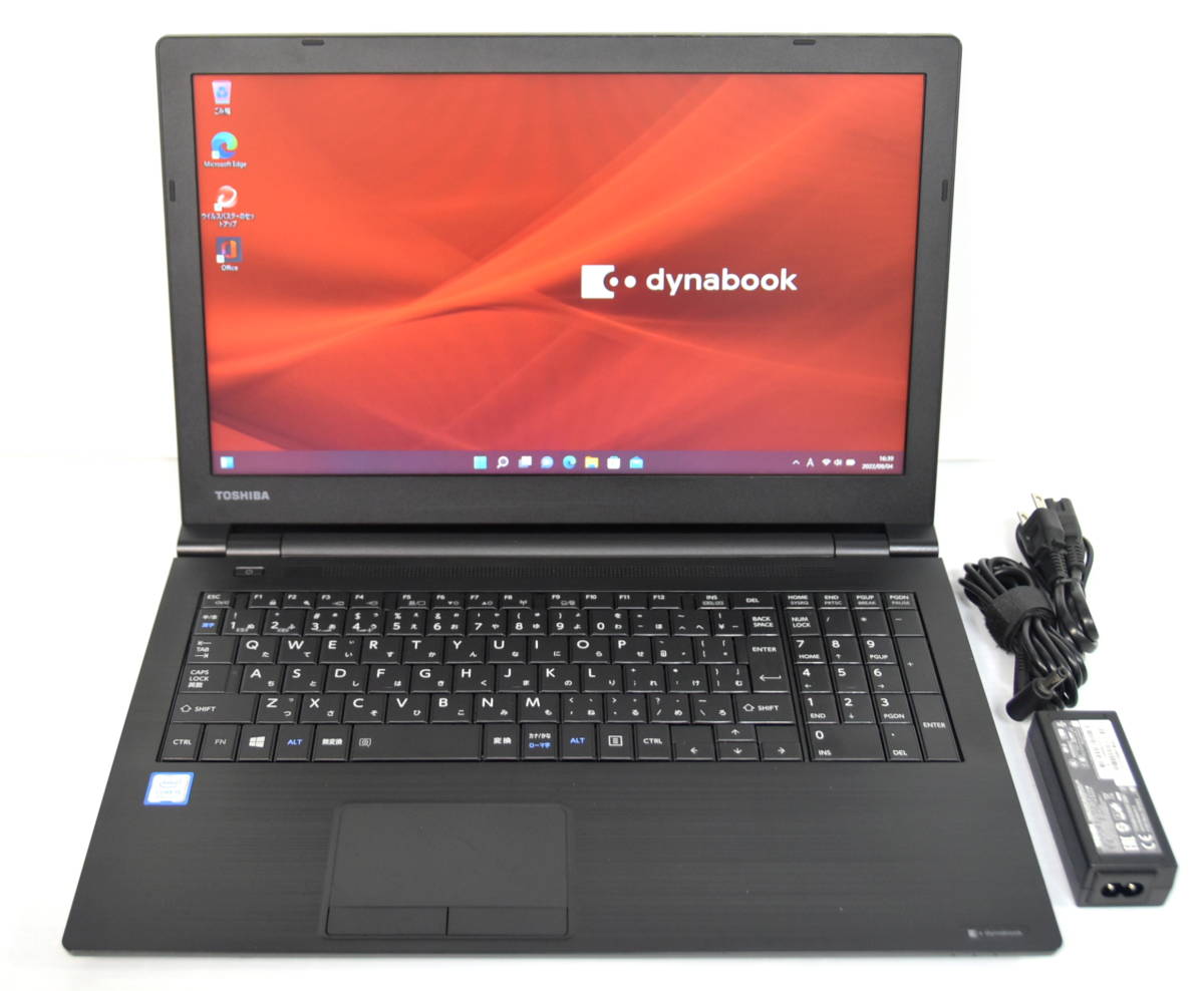 ☆ Dynabook B65/DN Ci5-8250U 1.6(3.4)GHz 8CPU/SSD 256GB/8GB/15.6W