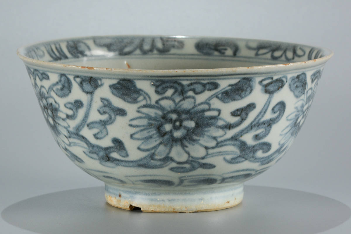 煎茶 唐物 中国美術 染付 色絵 碗 三個 まとめて(K-XA860) 公式通販 清時代 染付 古伊万里 唐物 みじん唐草文 蓋物 ペア 江戸