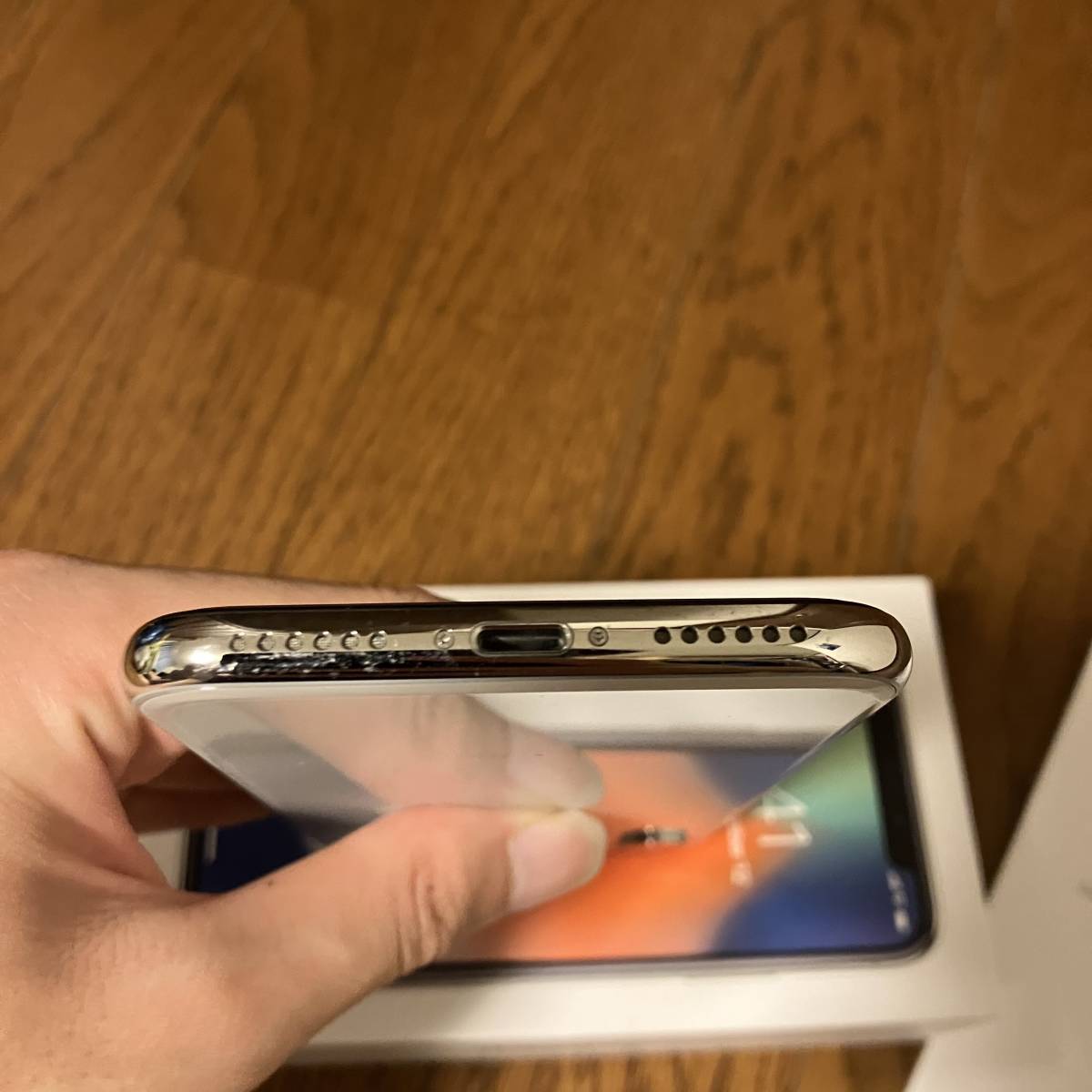 iPhone X 256GB シルバー (NQC22J/A) 256GB X iPhone ジャンク SIM