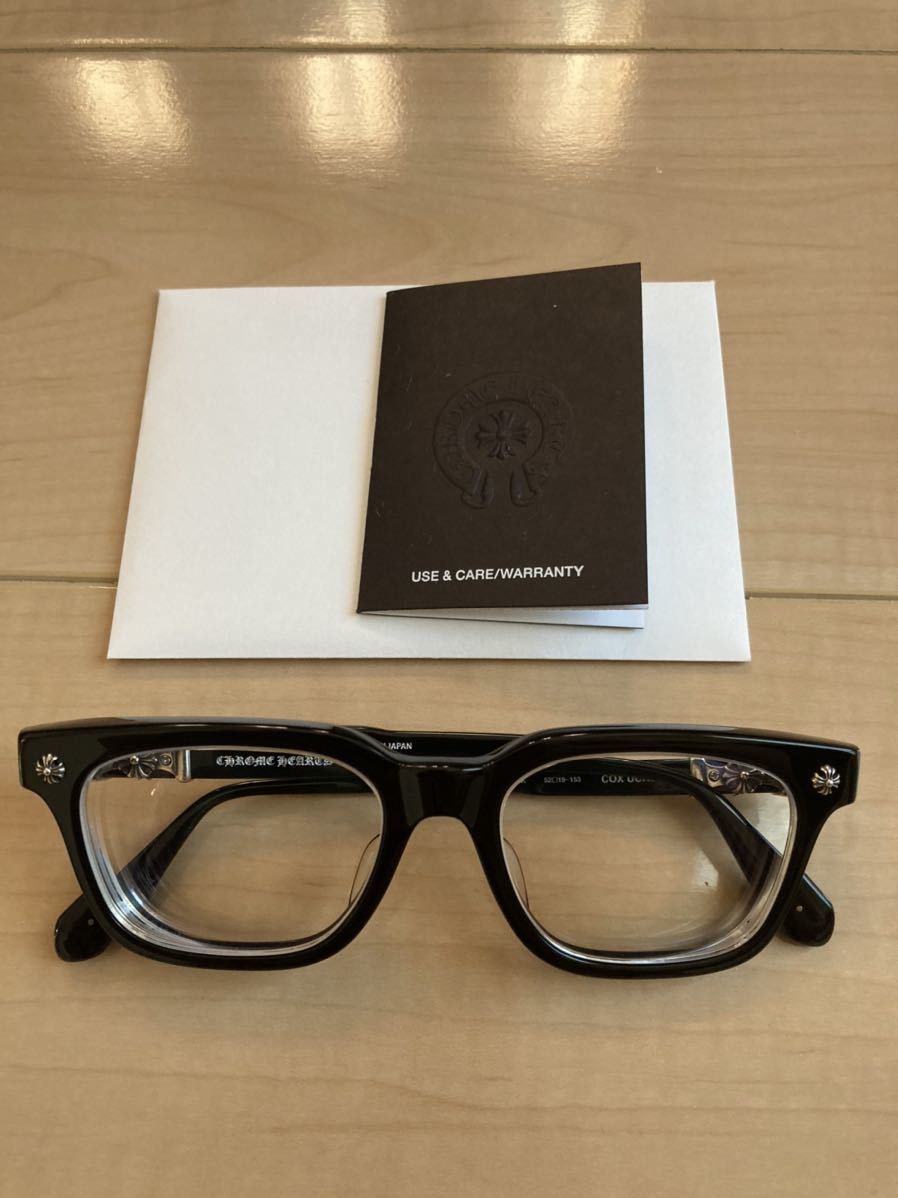 安い，品質保証 chromehearts クロムハーツ 眼鏡 COX UCKER 超 15万円 保証書(その他)｜売買されたオークション情報、yahooの商品情報をアーカイブ公開 - オークファン 服飾小物