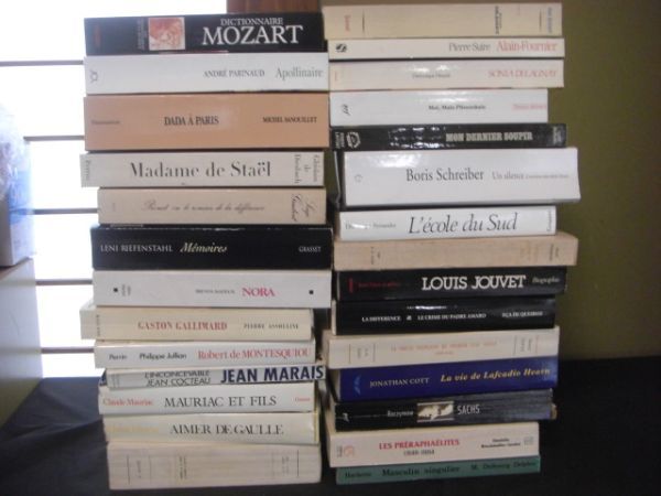 【人気SALE，HOT】 仏語読物伝記洋書28冊 Mozart Bernard Grasset Boris Schreiber Louis Jouvet Mierre Suire Jonathan Cott 他 F15(洋書)｜売買されたオークション情報、yahooの商品情報をアーカイブ公開 - オークファン 洋書