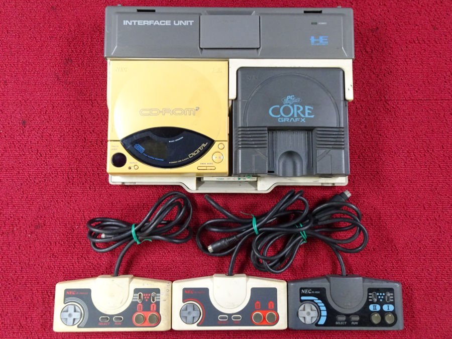 NEC IFU-30 PCエンジンコアグラフィクス 本体+CD-ROM2＊ジャンク品【GH