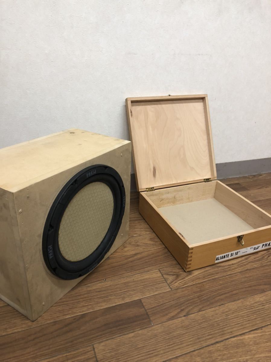 Phase Linear Aliante SI 10インチ サブウーファー PHASE LINEAR ALIANTE 10 Si /10インチ サブウーファー BOX付 PHASE