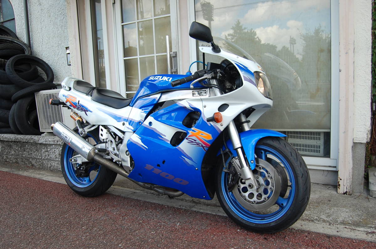 1994年 SUZUKI GSX-R1100 1100W 車検6年2月ま VANCE&HINES エキ