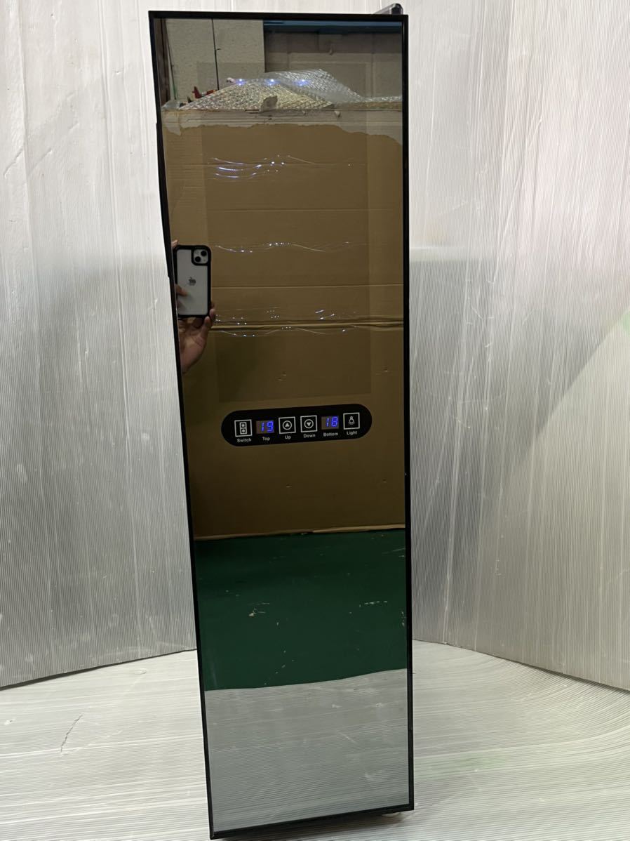 実働品　コンポジット　ワインセラー　53L　a05395 ワインセラー コンポジット製 ☆スリム 家庭用 18本収納 ☆53L 上下二