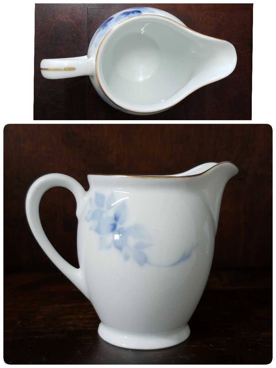 東洋陶器會社 (現:TOTO) ティーセット 美品 カップ ミルクポット 薔薇