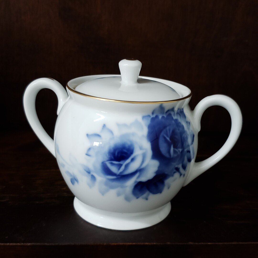 東洋陶器會社 (現:TOTO) ティーセット 美品 カップ ミルクポット 薔薇