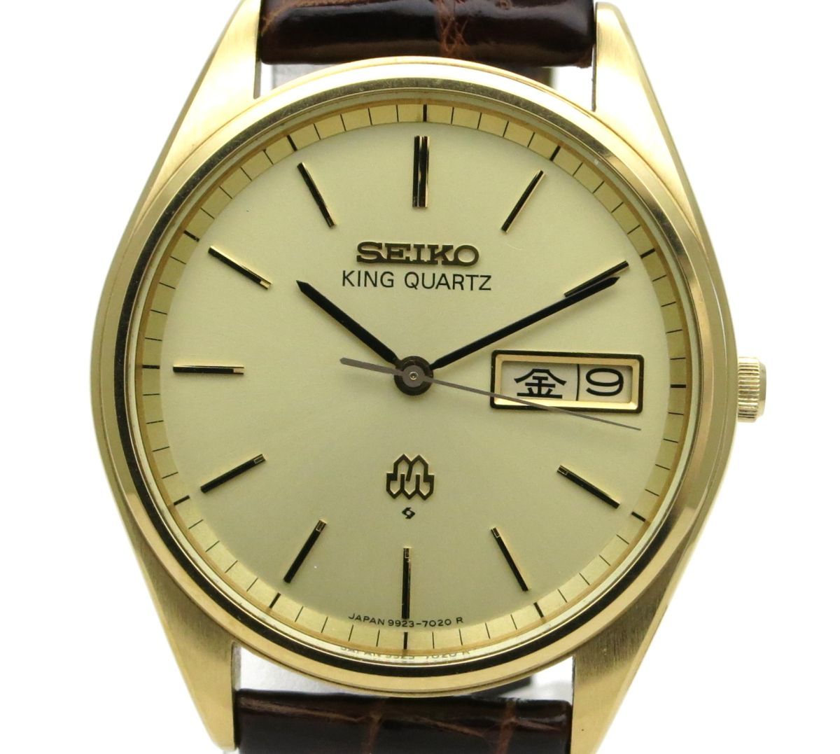 1円スタート 腕時計 SEIKO セイコー KING QUARTZ キングクオーツ 9923 