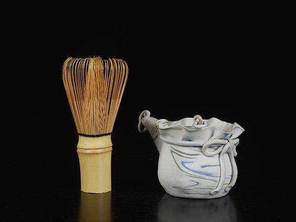 宝山 満容量200ml 作家もの萬古焼煎茶器 手作りの横手 緑泥急須 | 舘