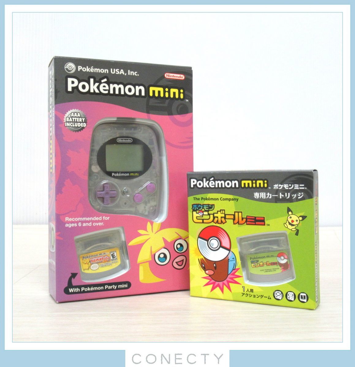 未使用】ポケモンミニ 本体 ピンボール セット 任天堂 pokemon mini