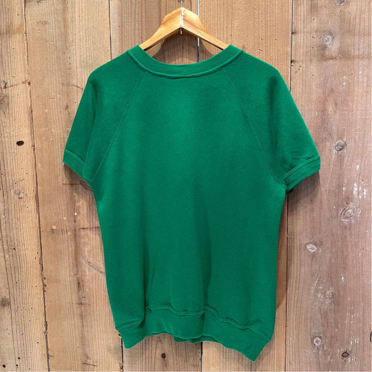 サイズ M】70s 80s USA製 ビンテージ 半袖 スウェット シャツ アメリカ 