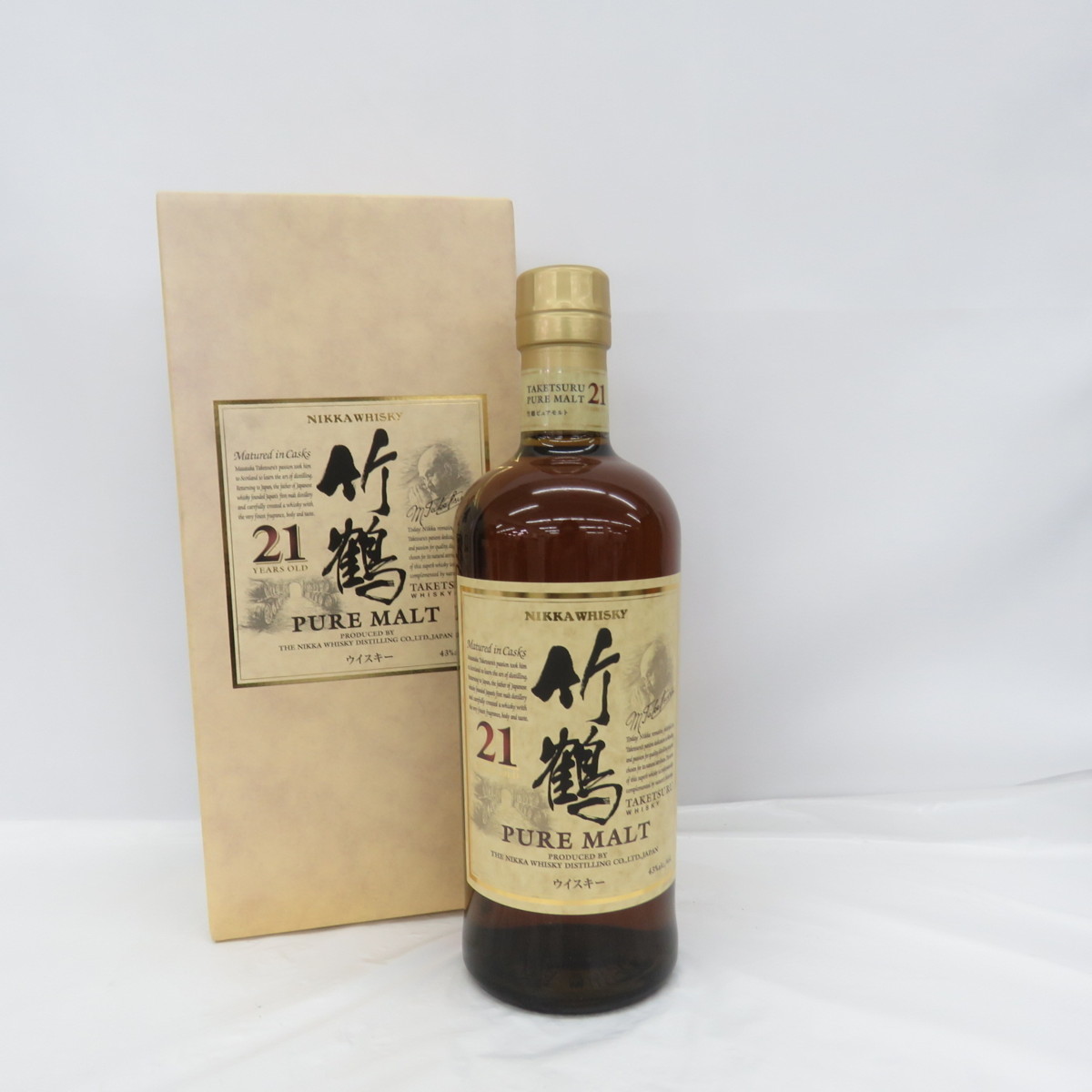 ⑧【未開栓】NIKKA WHISKY/ニッカウヰスキー 竹鶴 17年 PURE MALT