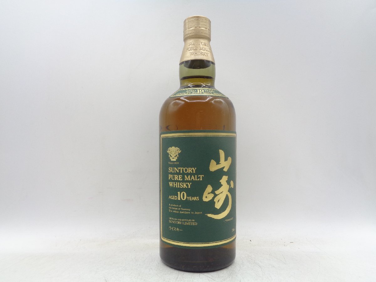 SUNTORY WHISKY サントリー ピュアモルト ウイスキー 山崎 10年