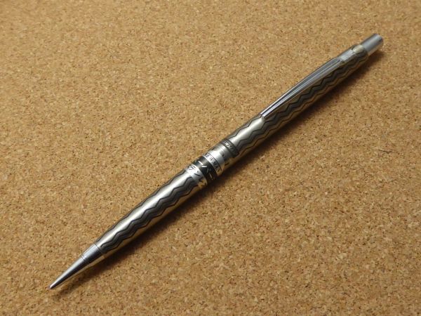 ニューマン スーパー5 : ステンレス シャーペン 格子柄 0.5mm シャープ