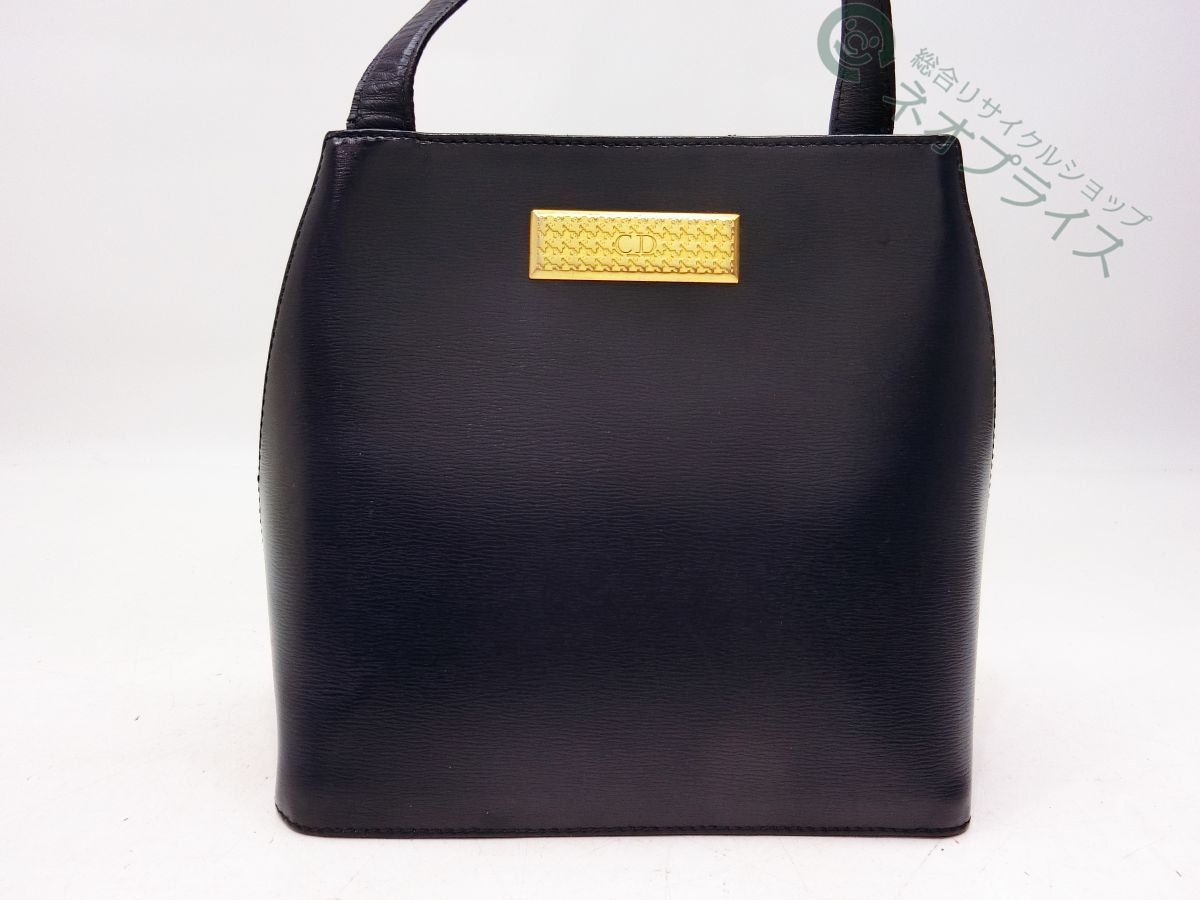 ◇S3549 Dior ディオール CD ロゴ金具 レザー ショルダー バッグ 