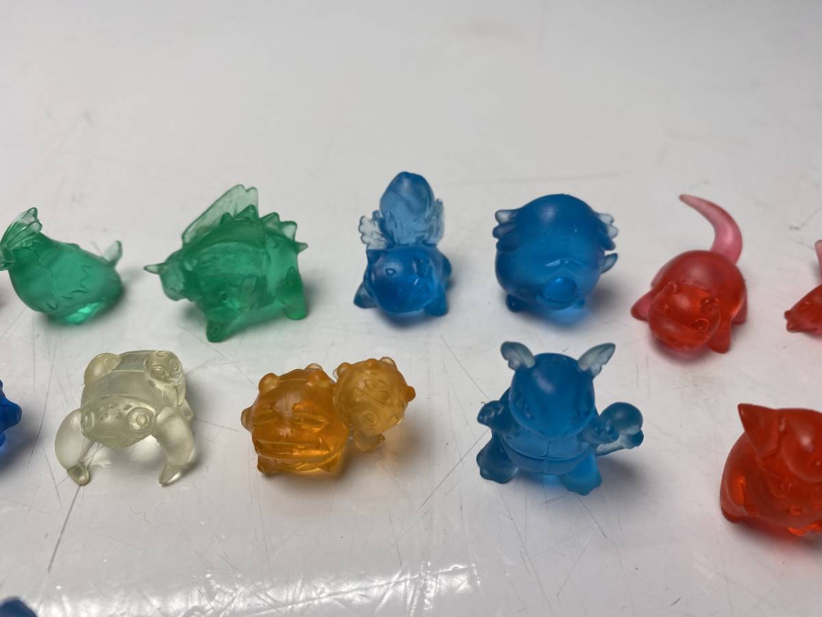 ☆ポケモン 消しゴム☆クリア フィギュア まとめ売り 当時物 レトロ 