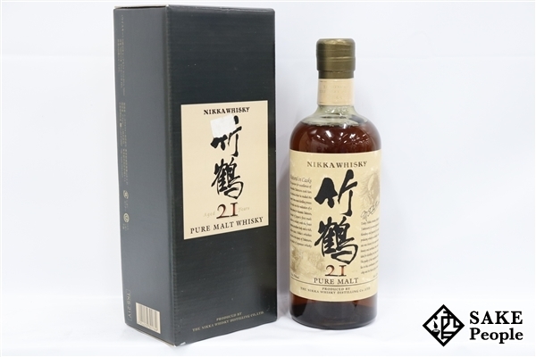 セール，大得価 注目 ニッカ 竹鶴 21年 旧ラベル 700ml 43％ 箱 ジャパニーズ(日本)｜売買されたオークション情報、yahooの商品情報をアーカイブ公開 - オークファン 日本