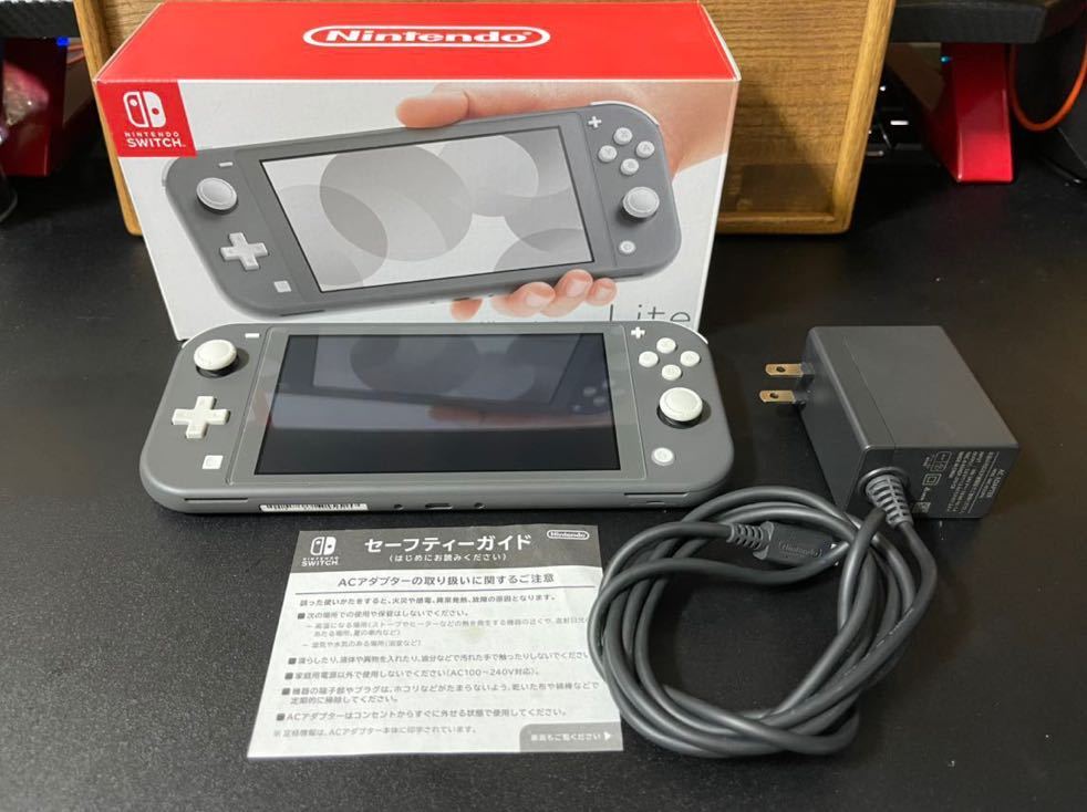 2023年製】Nintendo Switch Lite グレー 箱付 テレビゲーム Nintendo