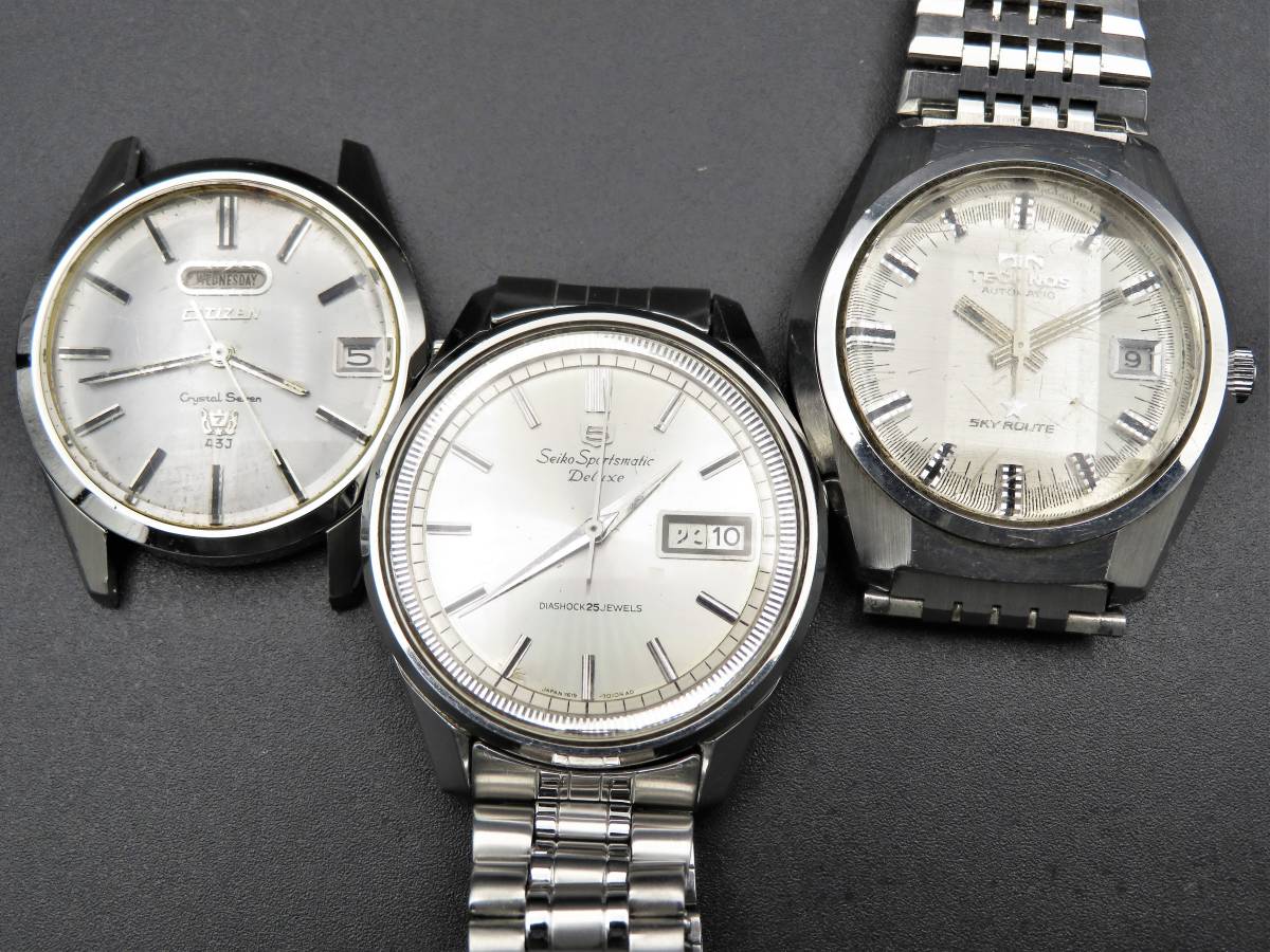 SEIKO 0 セイコー 7S26-02T0 ファイブ 自動巻き 21石 裏スケ - 1円 