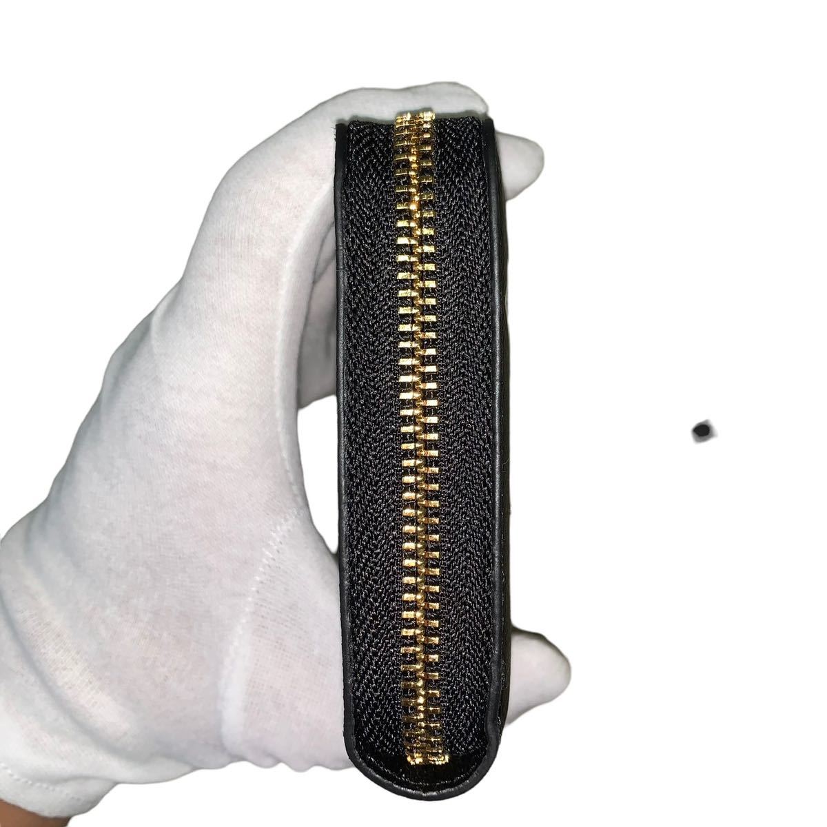 【1円~】LOUIS VUITTON バイカラー モノグラム・アンプラント ジッピーウォレット M80481