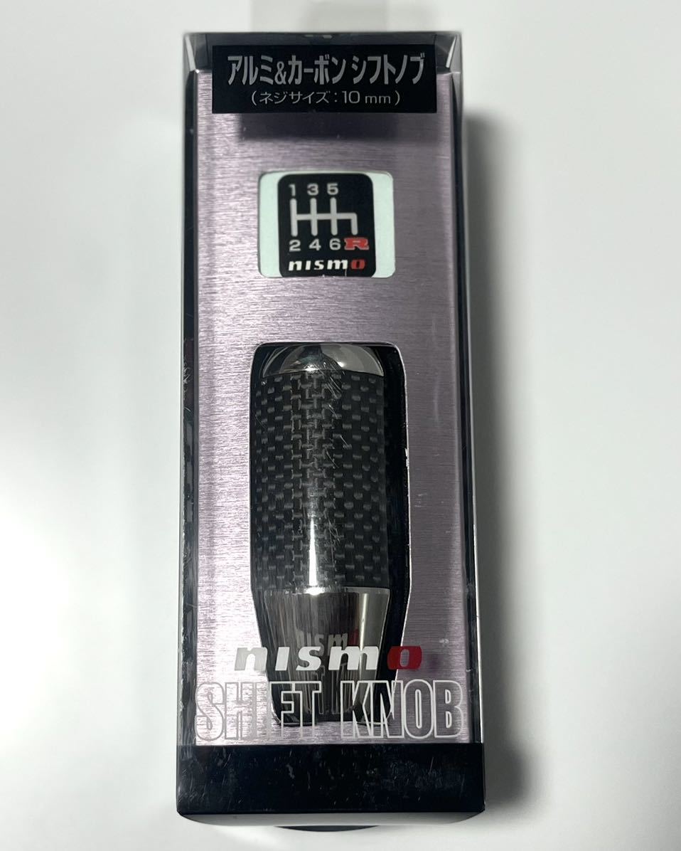 【新品・即日発送】NISMO(ニスモ) アルミ製 カーボン＆アルミ シフトノブ