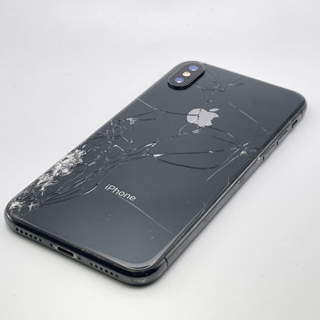 中古品 背面割れ ジャンク品 扱い Apple アップル iPhone X 64GBドコモ