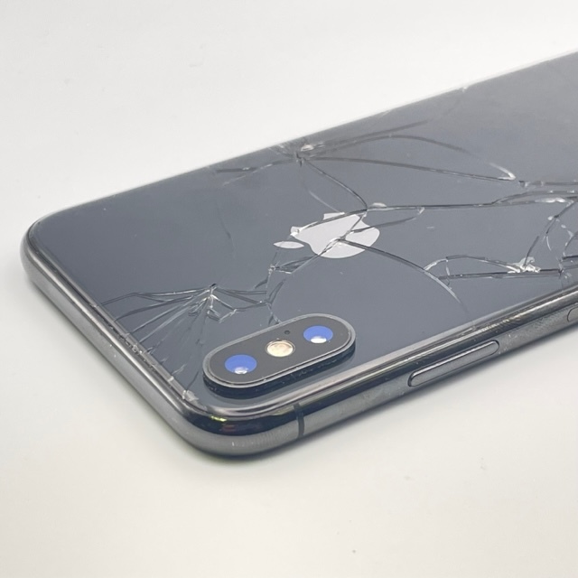 中古品 背面割れ ジャンク品 扱い Apple アップル iPhone X 64GBドコモ
