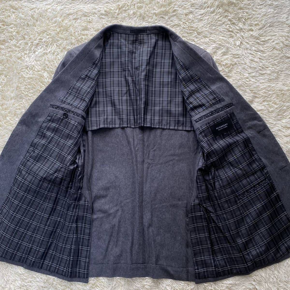 極美品 バーバリーブラックレーベル 【紳士の一着】 BURBERRY BLACK