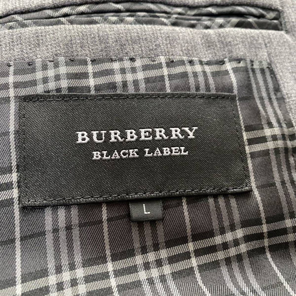 極美品 バーバリーブラックレーベル 【紳士の一着】 BURBERRY BLACK