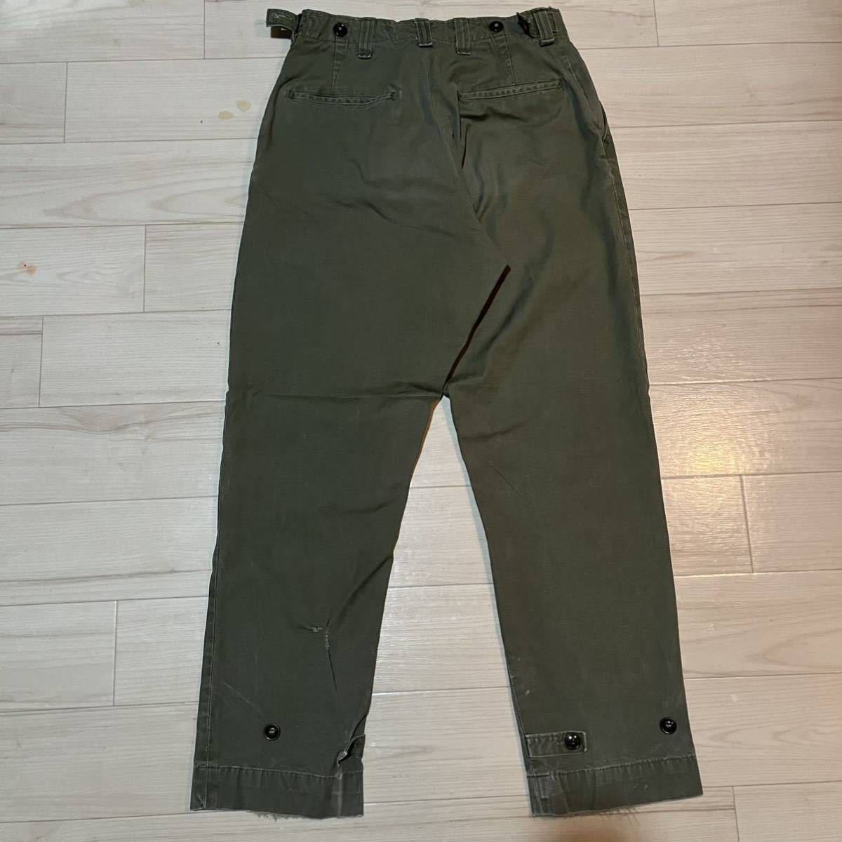 ヴィンテージ！40s WW2 U.S.ARMY M43ミリタリーパンツ(40年代 us army 