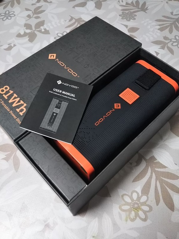 ほぼ未使用 NOVOO ポータブル電源(22500mAh/81Wh) ほぼ未使用NOVOO