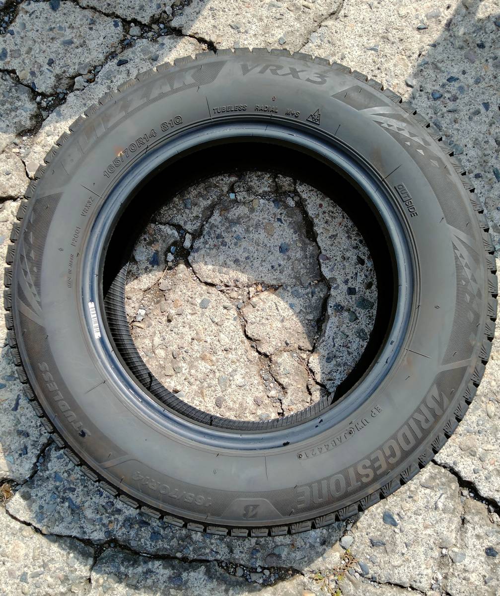 165/70R14 BRIDGESTONE BLIZZAK VRX3 21年製 4本セット 【公式通販】