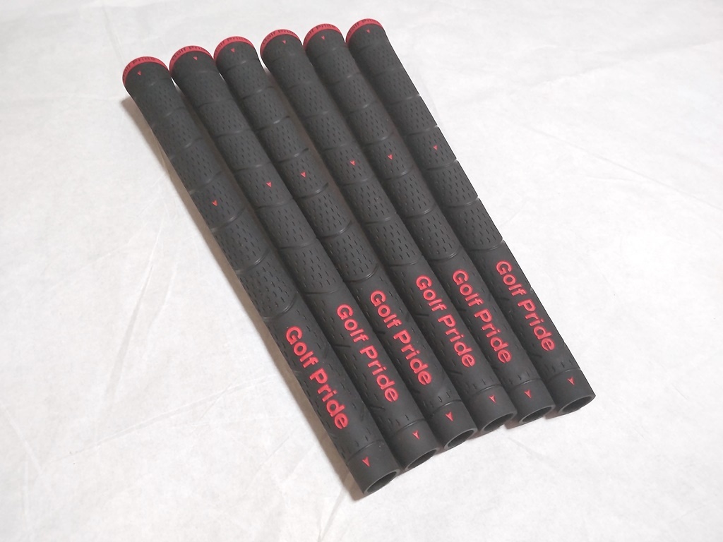 品質保証，人気 6本セット ゴルフプライド デュアルデュロメーター DDM グリップ M60X ／バックライン有り 50g&plusmn; 黒赤／Golf Pride Dual Durometer(ゴルフプライド)｜売買されたオークション情報、yahooの商品情報 部品