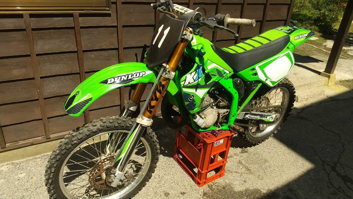 カワサキ Kawasaki KX Kx 125 モトクロス 2サイクル 部品取り エンジン 