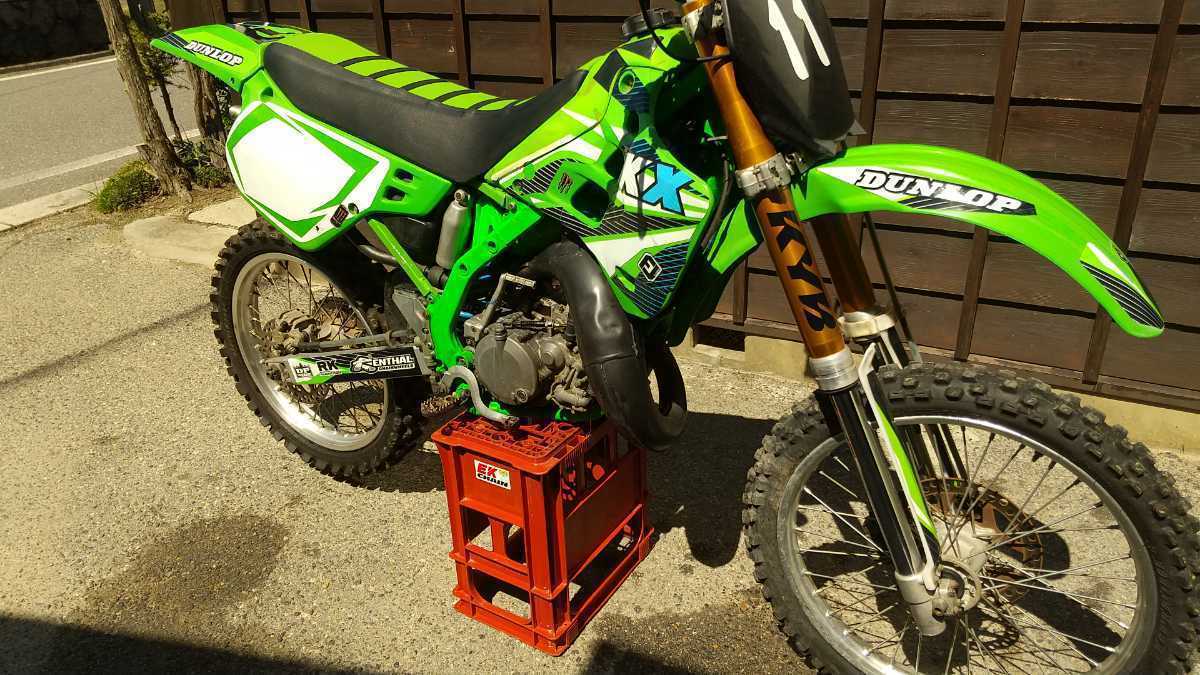 カワサキ Kawasaki KX Kx 125 モトクロス 2サイクル 部品取り エンジン 