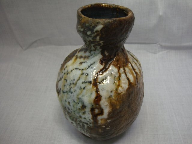 i 逸品 月形那比古 鬼志の小壷 共箱 志野焼