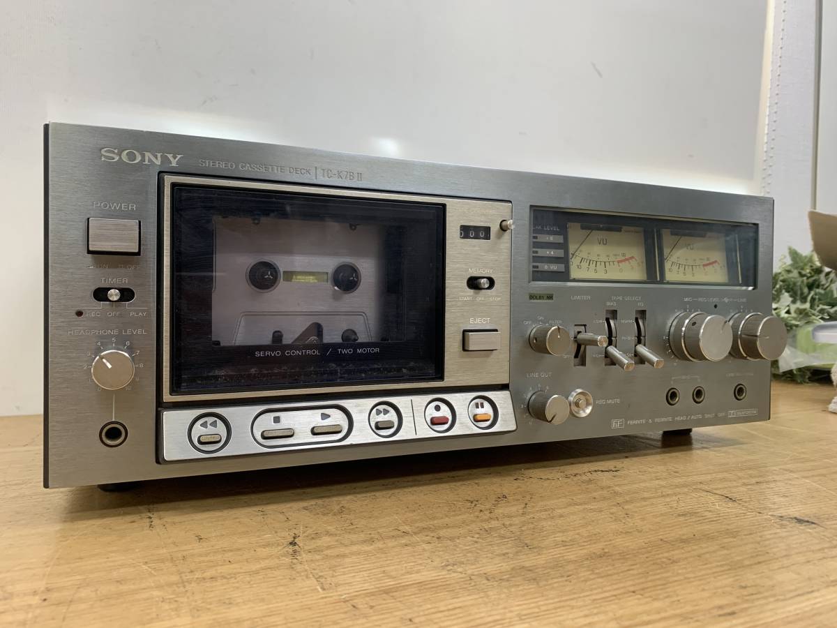 ミ 20267①☆SONY/ソニー【TC-K7B II】カセットデッキ※現状品 SONY