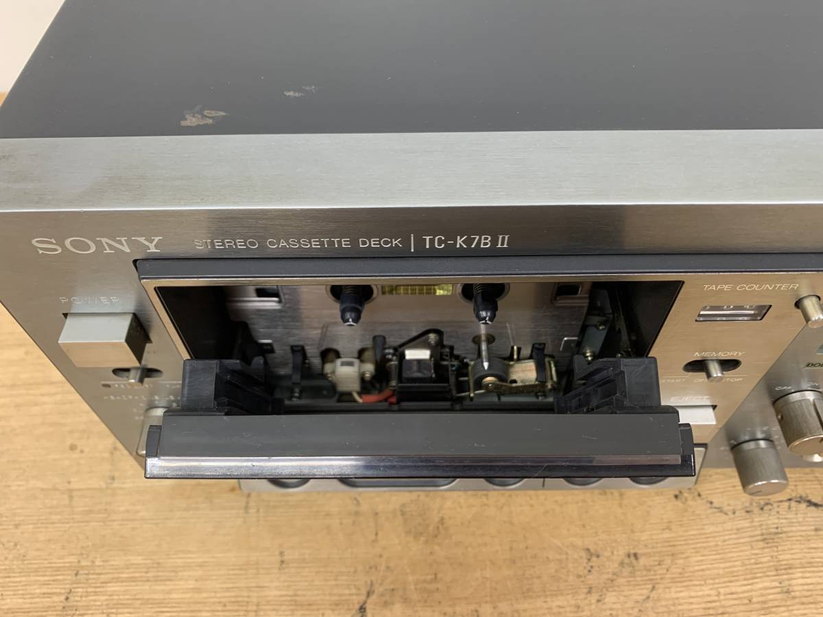 ミ 20267①☆SONY/ソニー【TC-K7B II】カセットデッキ※現状品 SONY
