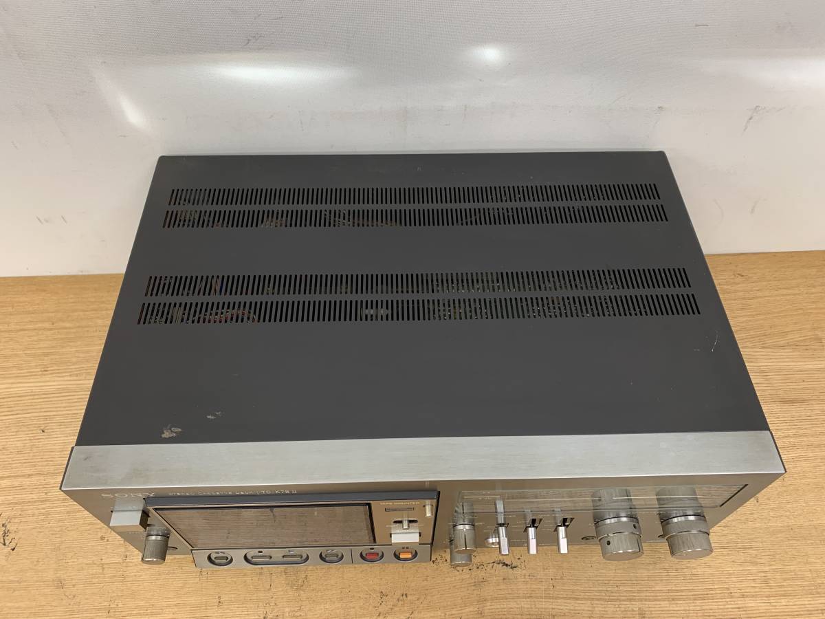 ミ 20267①☆SONY/ソニー【TC-K7B II】カセットデッキ※現状品 SONY