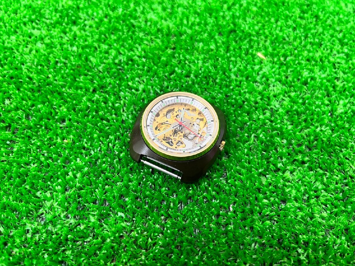 ☆1100 中古 腕時計 CITIZEN シチズン 4-385241 TA BLG-K GN-4W-S 
