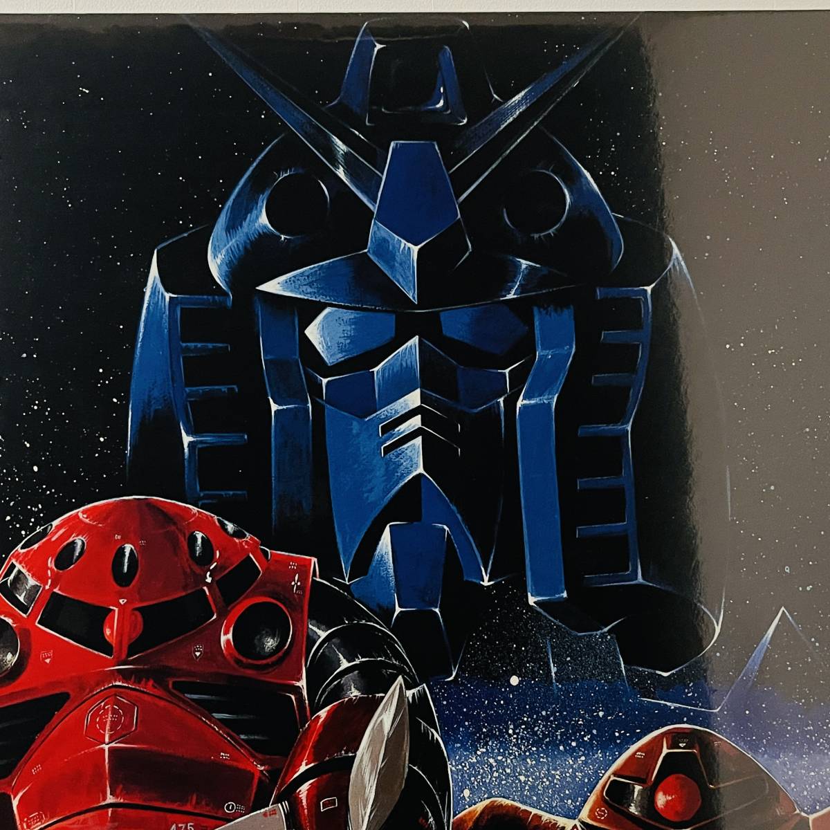 非売品 B1 特大 劇場用 機動戦士ガンダムⅡ 哀・戦士 ポスター 木製 