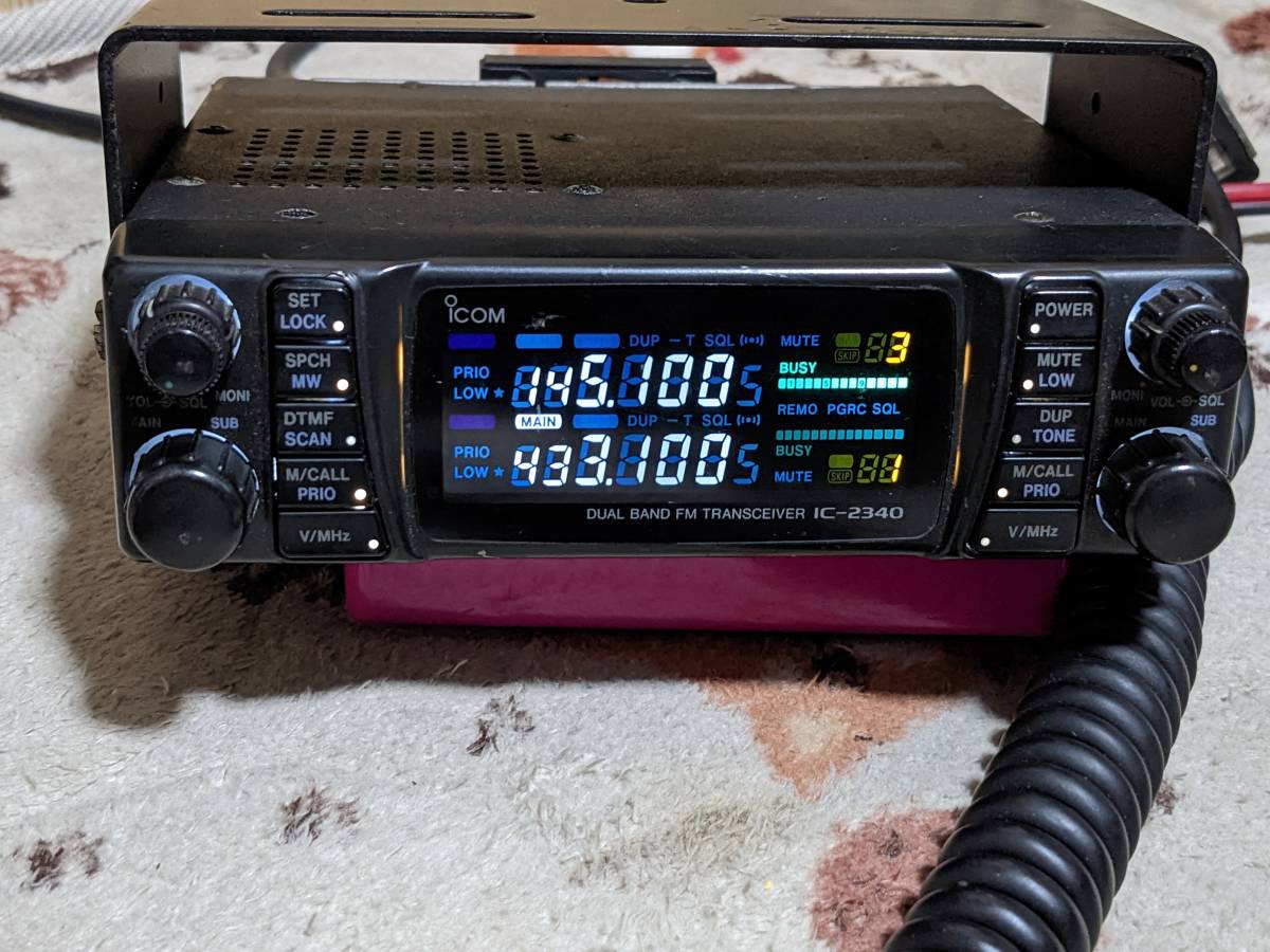 ICOM IC-2340D 144/430M DUAL BAND FMトランシーバー マイク