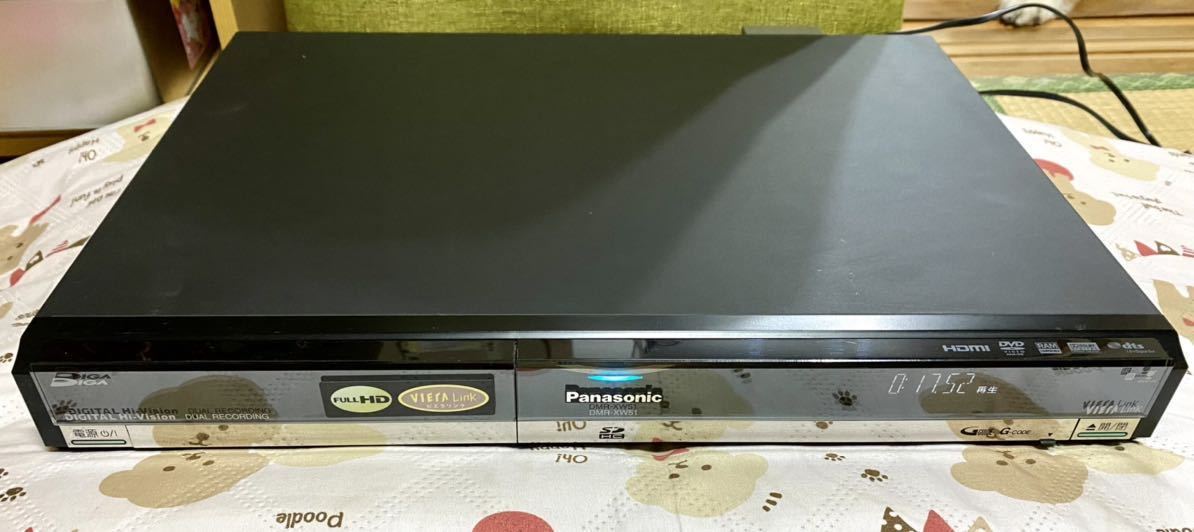 パナソニック dmr－xw51（ブルーレイ・DVDレコーダー