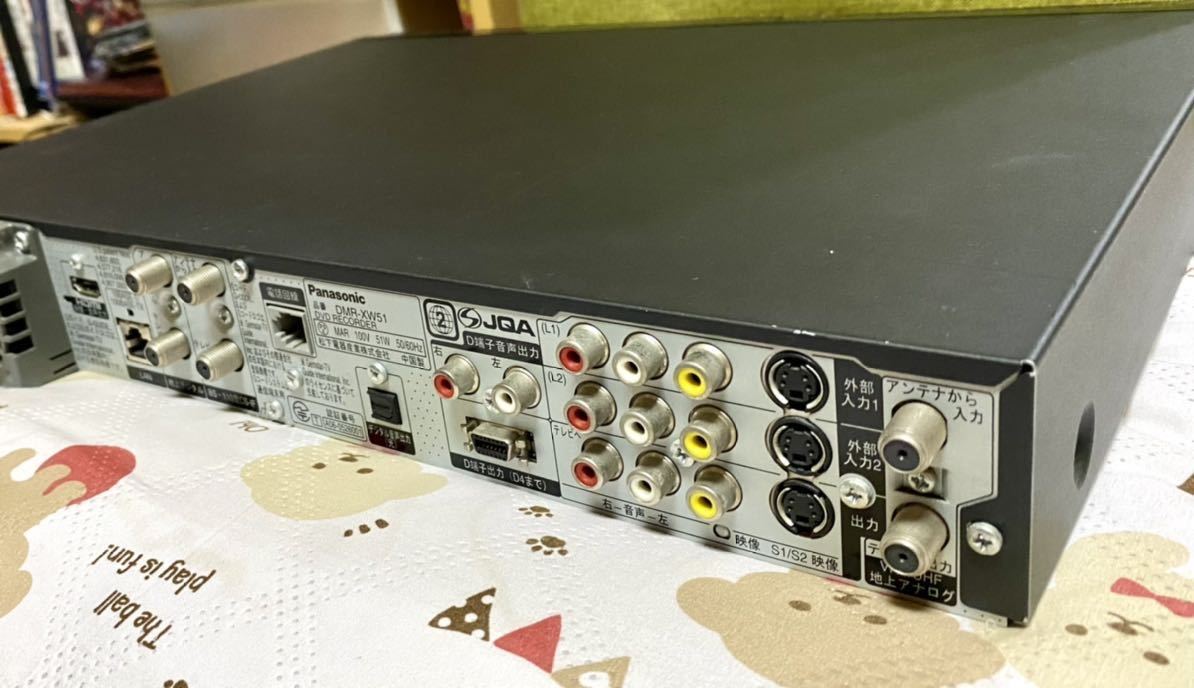 パナソニック dmr－xw51（ブルーレイ・DVDレコーダー