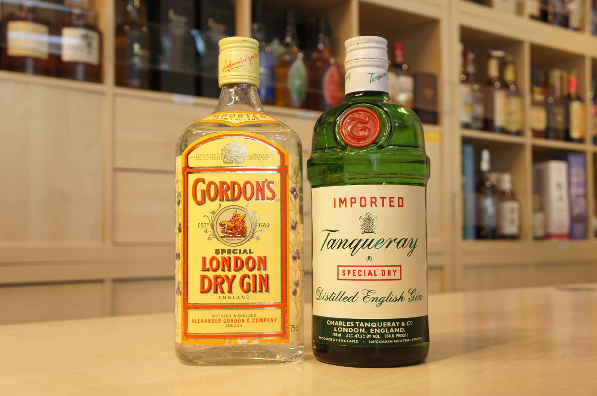 ジン タンカレー 古酒 旧ボトル公式 - ゴードン GIN DRY GORDONS