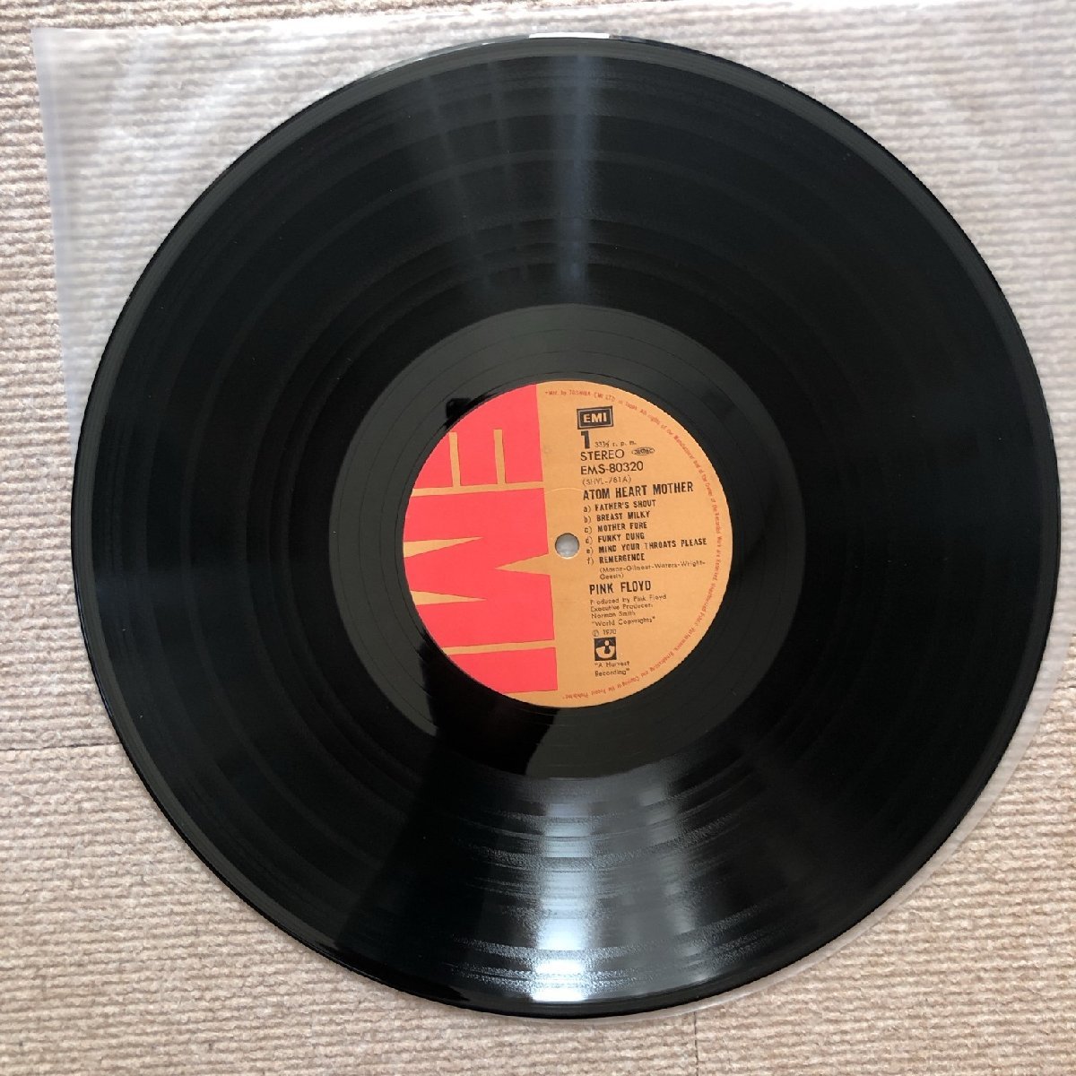 PINK FLOYD 神秘 Pink Floyd 国内初盤旧規格帯付きCD CP32-5272 ピンク・
