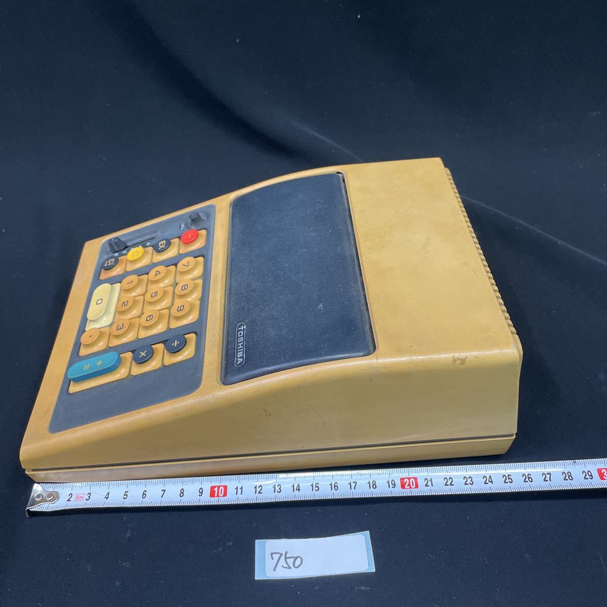 ○750○ 計算機 電卓 TOSHIBA ELECTRONIC CALCULATOR BC-1002 昭和 