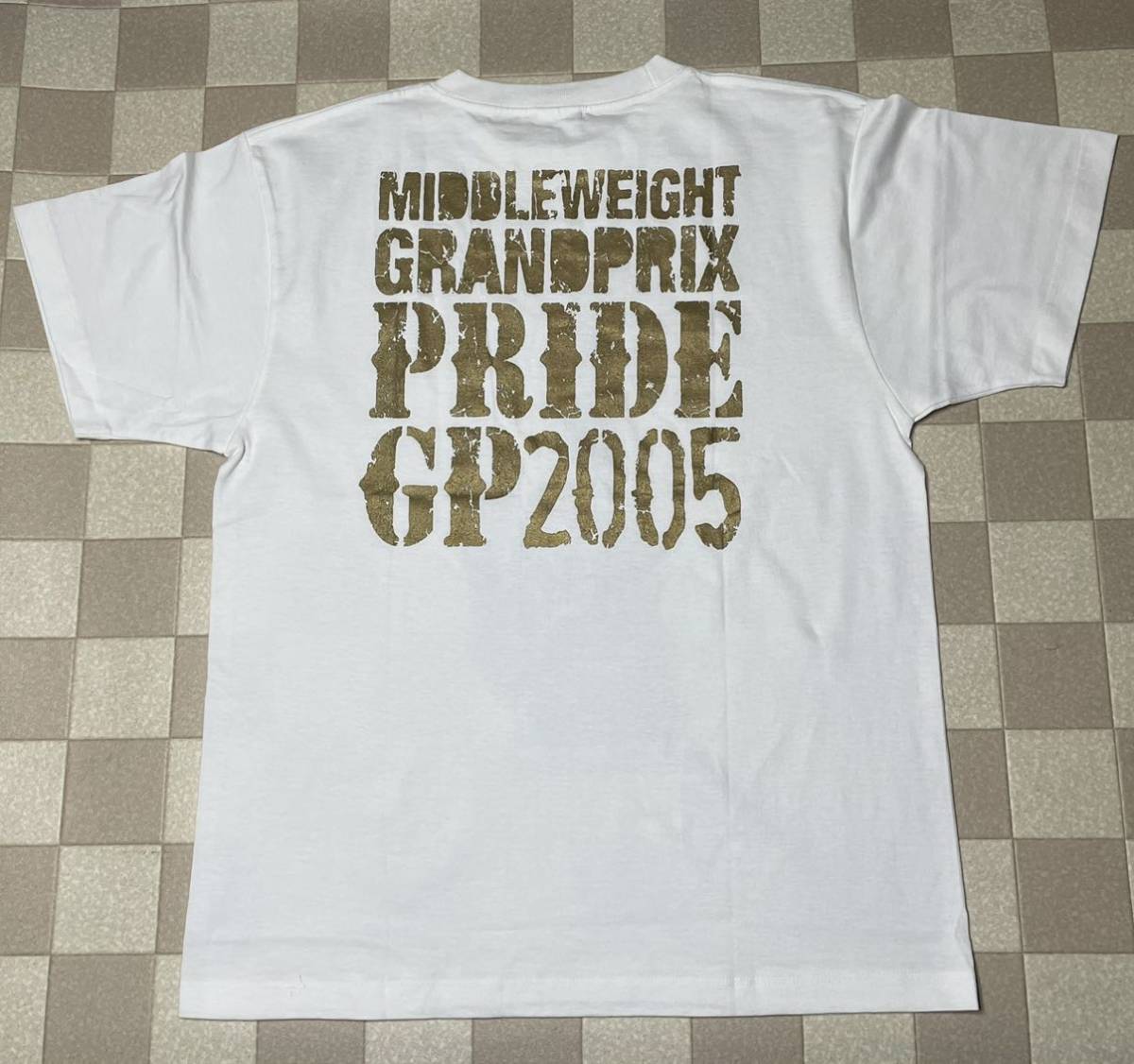 PRIDE GP 2005 Lサイズ 白色半袖 Tシャツ プライドグランプリ 総合 