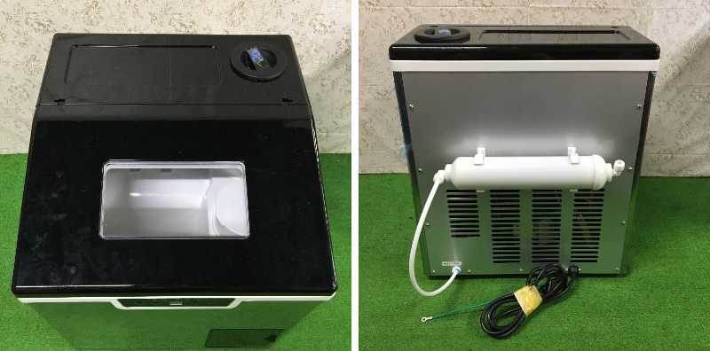 H HEVSD 業務用 製氷機 ZBS-20B 1.8L スクエア氷 卓上型 18-96(製氷機 